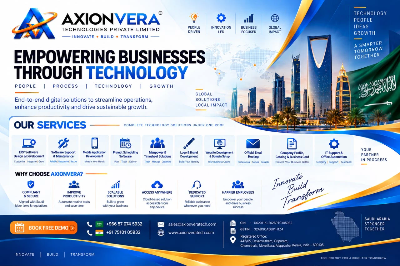 Axionvera Technologies empowering businesses through technology